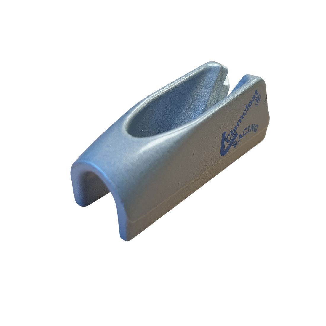 Clamcleat Tauklemme 'CL211 MK2' mit Leitöse, silbern eloxiert